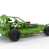 BriSCA Formula 1 Stock Car Base for Asphalt 1:25 - Thumbnail 16