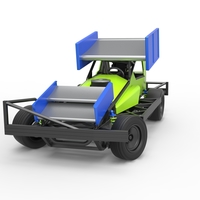 BriSCA Formula 1 Stock Car for Asphalt while turning 1:25 - Thumbnail 5