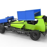 BriSCA Formula 1 Stock Car for Asphalt while turning 1:25 - Thumbnail 10