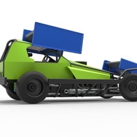 BriSCA Formula 1 Stock Car for Asphalt while turning 1:25 - Thumbnail 17