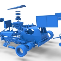 BriSCA Formula 1 Stock Car for Asphalt while turning 1:25 - Thumbnail 25