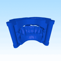 Precision Dental Bridge – CNC & 3D Print Ready - Thumbnail 1