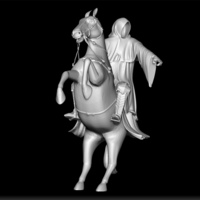 Black Rider - Lord of the Rings Ringwraith - Dark Rider LOTR - Thumbnail 4
