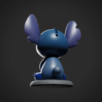 Chibi Stitch 3D Printable STL File - Thumbnail 3