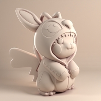 Pikachu with stitch pajamas - Thumbnail 8