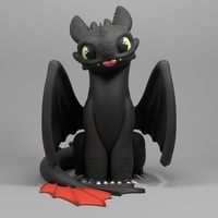 Toothless how to Train Your Dragon - Thumbnail 1
