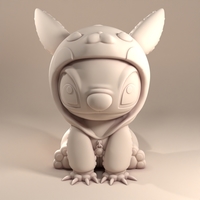 stitch with pikachu pajamas - Thumbnail 2