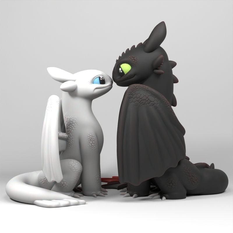 Night fury and Light fury