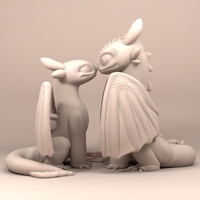 Night fury and Light fury - Thumbnail 2