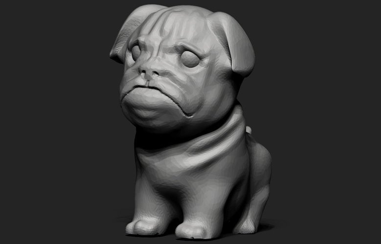 Pug 3D Print 57206