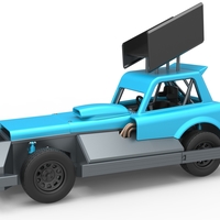 New Zealand Superstock car Version 3 Scale 1:25 - Thumbnail 1