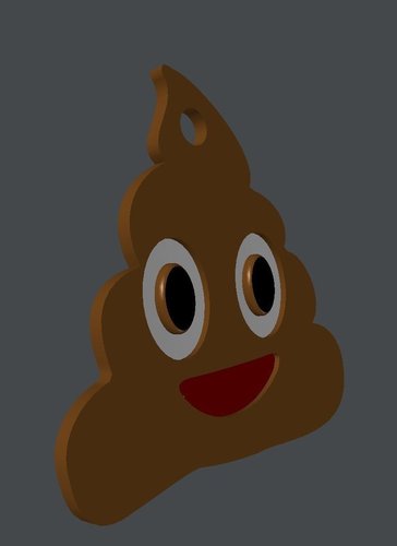 Poo Emoji Ornament  3D Print 57217