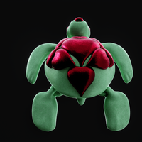 3D Articulated Turtle Model for 3D Printing - Thumbnail 4
