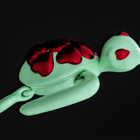 3D Articulated Turtle Model for 3D Printing - Thumbnail 5