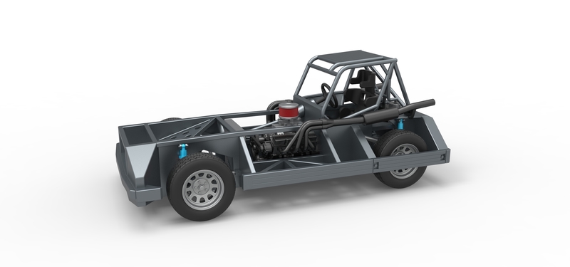 New Zealand Superstock car Base Version 3 Scale 1:25