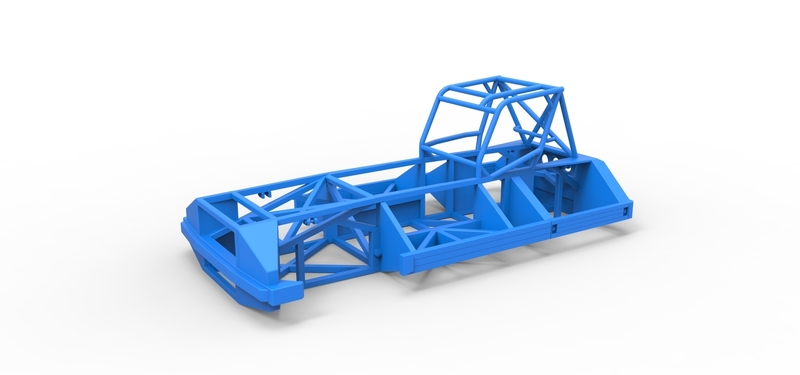 Frame of New Zealand Superstock car Version 3 Scale 1:25