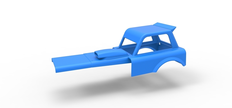 Shell of New Zealand Superstock car Version 2 Scale 1:25