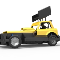 New Zealand Superstock car while turning Version 3 Scale 1:25 - Thumbnail 2