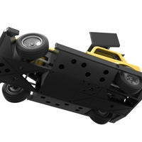 New Zealand Superstock car while turning Version 3 Scale 1:25 - Thumbnail 3