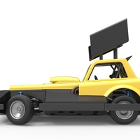 New Zealand Superstock car while turning Version 3 Scale 1:25 - Thumbnail 7