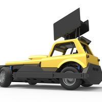 New Zealand Superstock car while turning Version 3 Scale 1:25 - Thumbnail 11