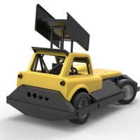 New Zealand Superstock car while turning Version 3 Scale 1:25 - Thumbnail 14