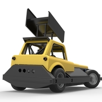 New Zealand Superstock car while turning Version 3 Scale 1:25 - Thumbnail 15