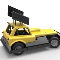 New Zealand Superstock car while turning Version 3 Scale 1:25 - Thumbnail 16