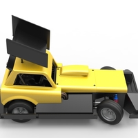 New Zealand Superstock car while turning Version 3 Scale 1:25 - Thumbnail 19