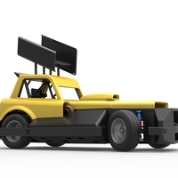 New Zealand Superstock car while turning Version 3 Scale 1:25 - Thumbnail 21