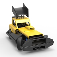 New Zealand Superstock car while turning Version 3 Scale 1:25 - Thumbnail 22