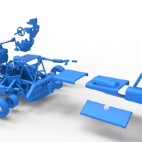 New Zealand Superstock car while turning Version 3 Scale 1:25 - Thumbnail 25