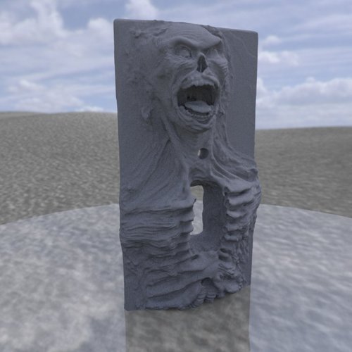 Zombie Light Switch 3D Print 57282