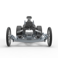 Front engine old school dragster with V8 Version 3 Scale 1:25 - Thumbnail 7