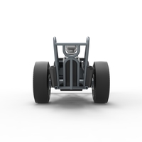 Front engine old school dragster with V8 Version 3 Scale 1:25 - Thumbnail 15