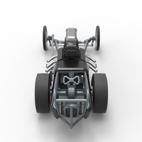 Front engine old school dragster with V8 Version 3 Scale 1:25 - Thumbnail 16