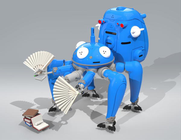 Medium Ghost in the Shell Tachikoma 3D Printing 573069