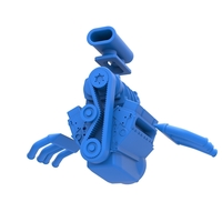 Engine V8 for vintage dragster Version 5 Scale 1:25 - Thumbnail 15