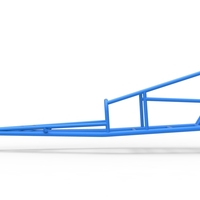 Frame of old school Front engine dragster Version 2 Scale 1:25 - Thumbnail 6