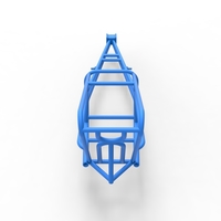 Frame of old school Front engine dragster Version 2 Scale 1:25 - Thumbnail 12