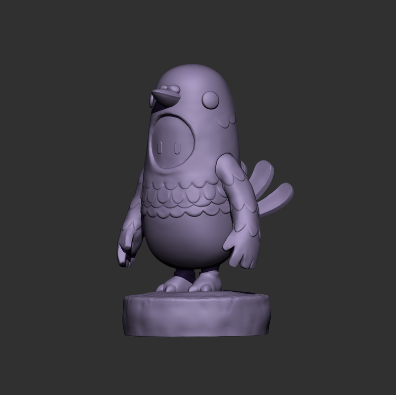 Fall guys with skin Pigeon / White Dove