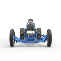 Front engine old school dragster with 2 V8 Version 2 Scale 1:25 - Thumbnail 7