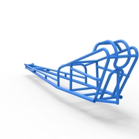 Frame of old school Front engine dragster Version 3 Scale 1:25 - Thumbnail 11