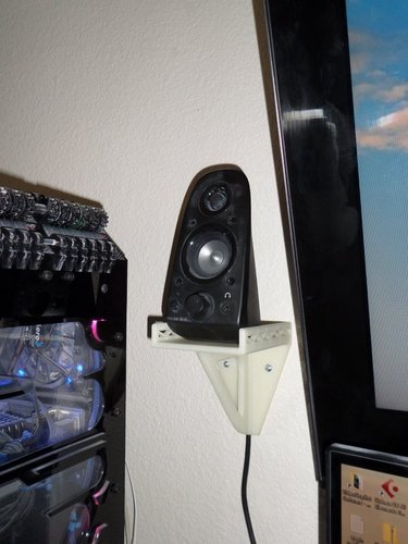 Speaker Shelf 3D Print 57349