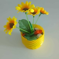 Sunny Bloom 3D Printed Pot - Thumbnail 2