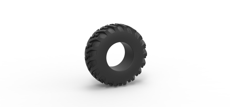 Tractor tire 31 Scale 1 to 25