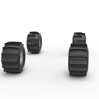 Wheel Set of Formula Off Road Scale 1:25 - Thumbnail 3