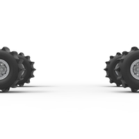 Wheel Set of Formula Off Road Scale 1:25 - Thumbnail 4