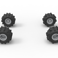 Wheel Set of Formula Off Road Scale 1:25 - Thumbnail 5