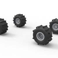 Wheel Set of Formula Off Road Scale 1:25 - Thumbnail 7